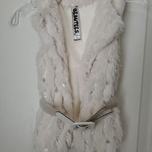 Toddler Girls Size 4T Faux Fur Vest